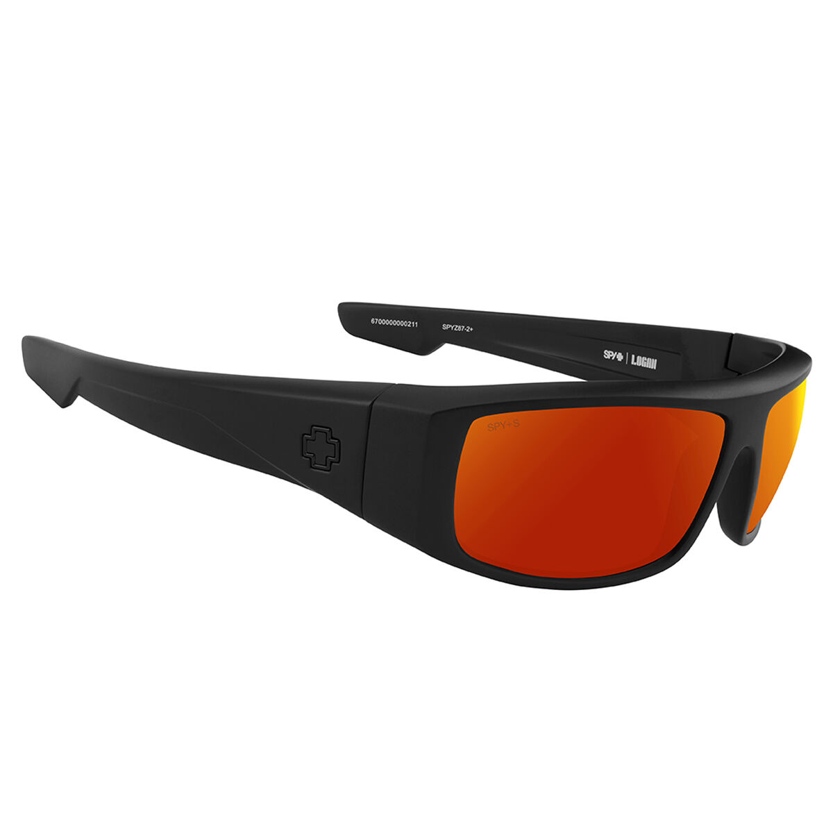 LOGAN, Matte Black ANSI RX-Happy Boost Polar with Orange Mirror, hi-res image number null